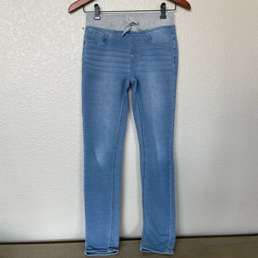 Crown & Ivy Girls Soft Blue Jeggings 14 XL